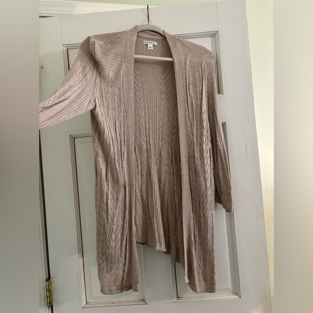 Croft & Barrow Light Brown Women's Cardigan